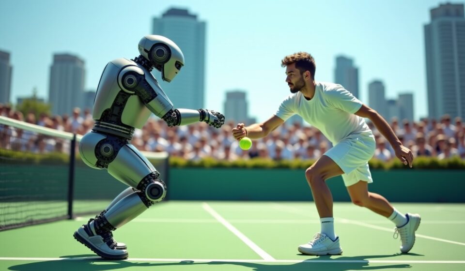Djoko en difficulté : ce robot humanoïde maîtrise le tennis en à peine 5 heures