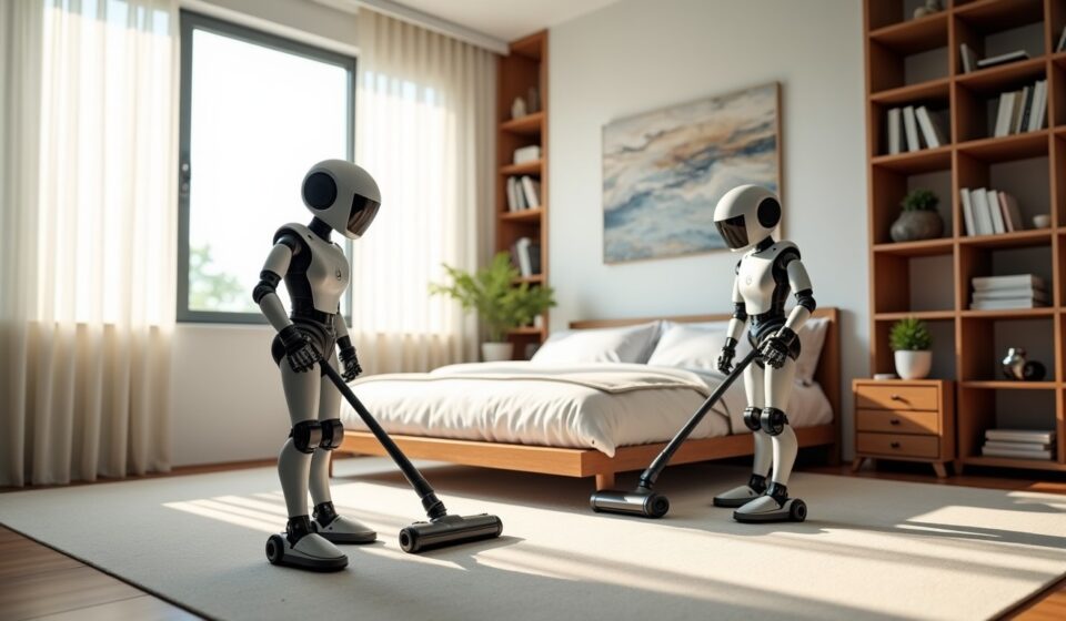 Vidéo : Deux robots de Figure AI collaborent de manière autonome pour nettoyer une chambre