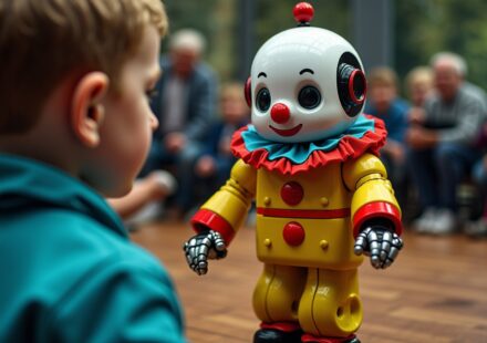 Vidéo : un robot clown surprend en donnant un coup de pied à un enfant lors d'une démonstration